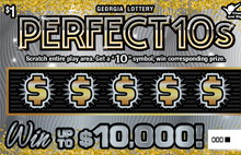 PERFECT 10s (#1622) - Georgia Scratch-Off | ScratchOdds
