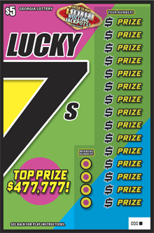 LUCKY 7s (#1899) - Georgia Scratch-Off | ScratchOdds