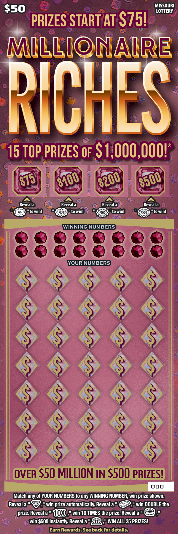 COSMIC CROSSWORD (#528) - Missouri Scratch-Off | ScratchOdds