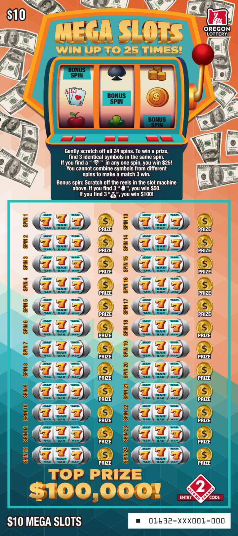 Phoenix Crossword (#1576) - Oregon Scratch-Off | ScratchOdds