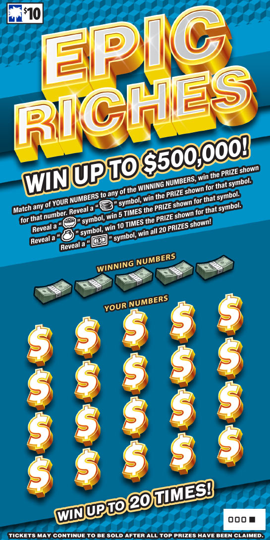 Tenfold Lucky (#1680) - South Carolina Scratch-Off | ScratchOdds